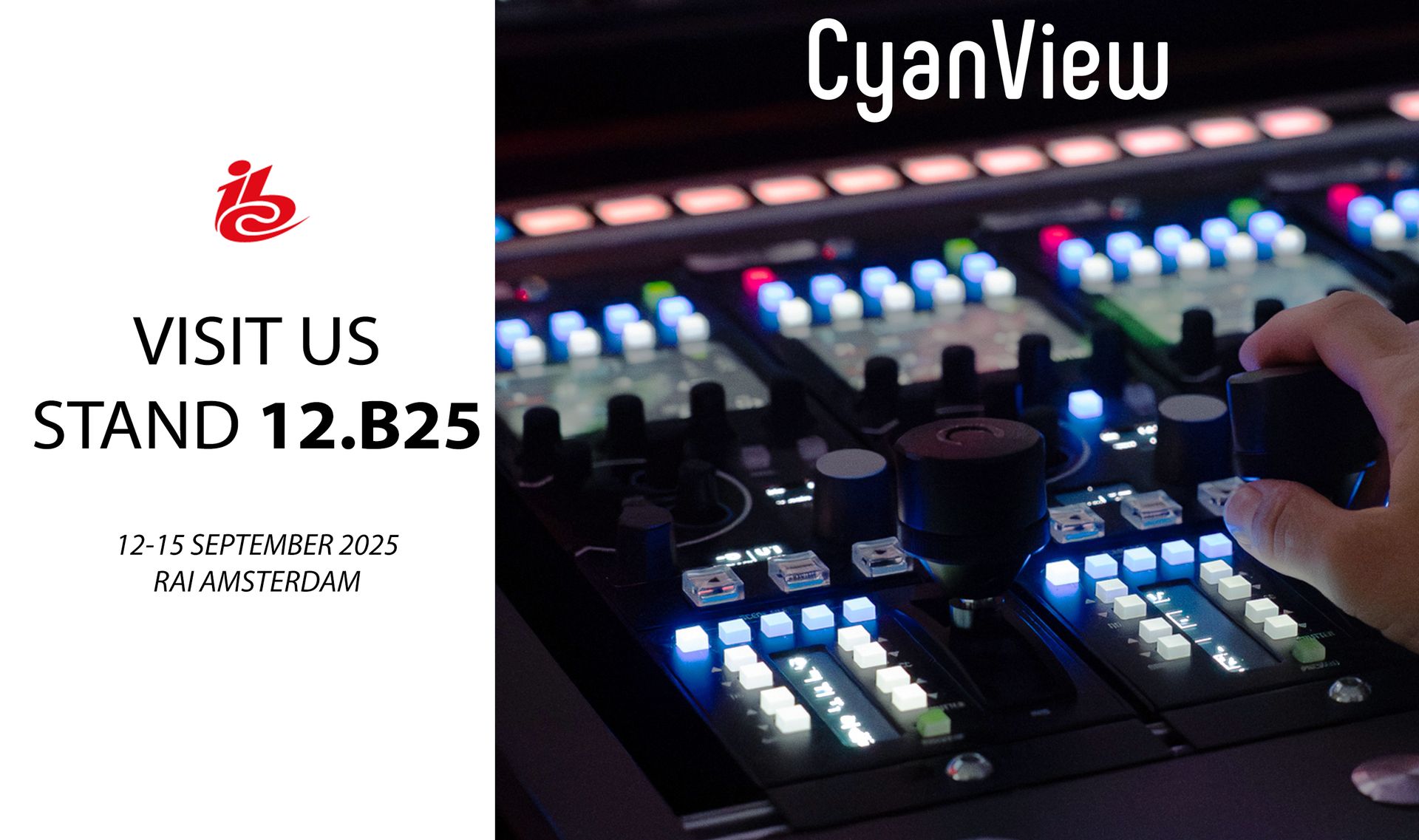 Cyanview RCP Invitation for IBC 2025